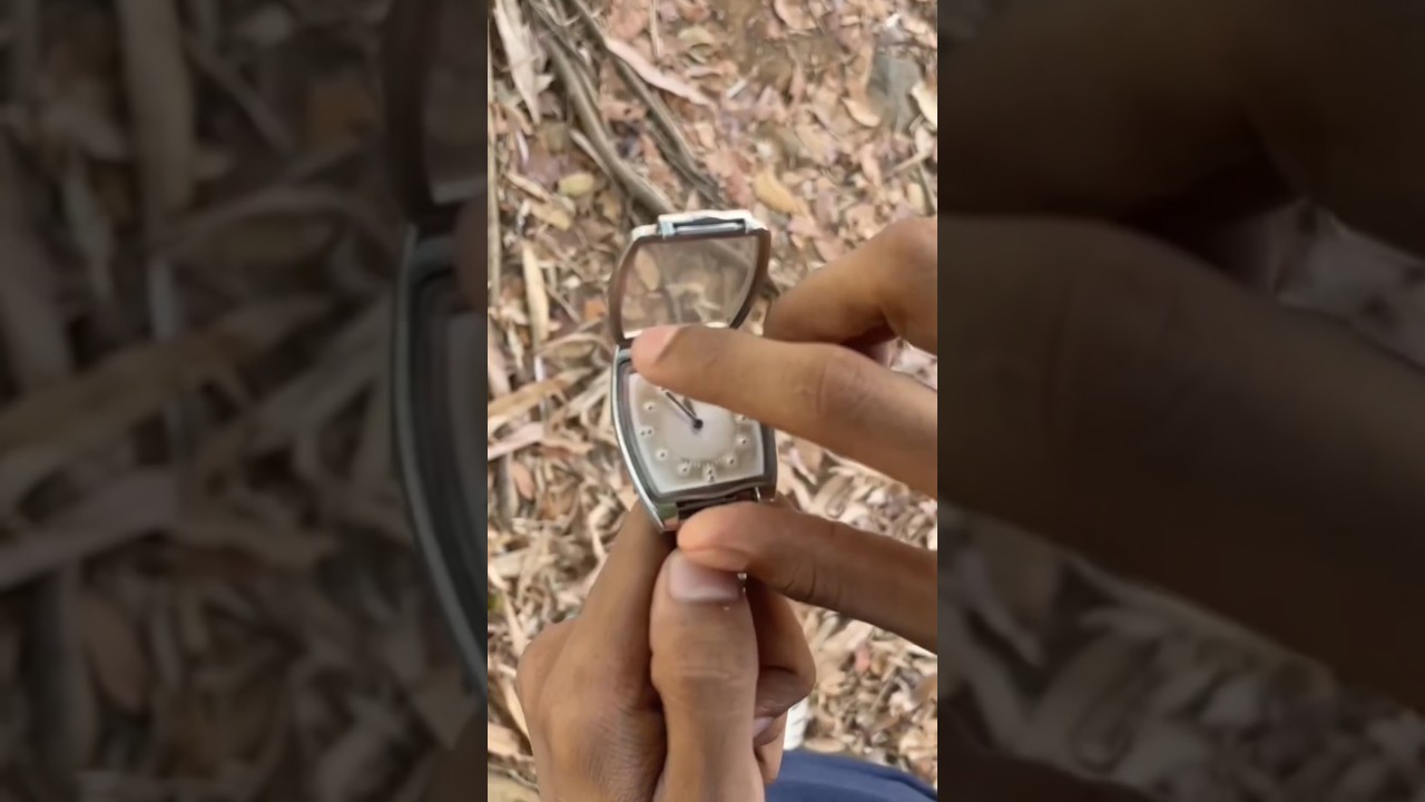 ⌚✨ Unlocking time with touch 🕰️ Navigating time in my Titan Braille watch. 