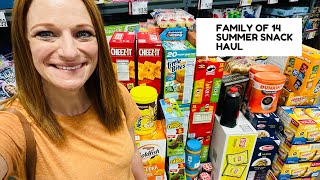 FAMILY OF 14 SUMMER SNACK HAUL