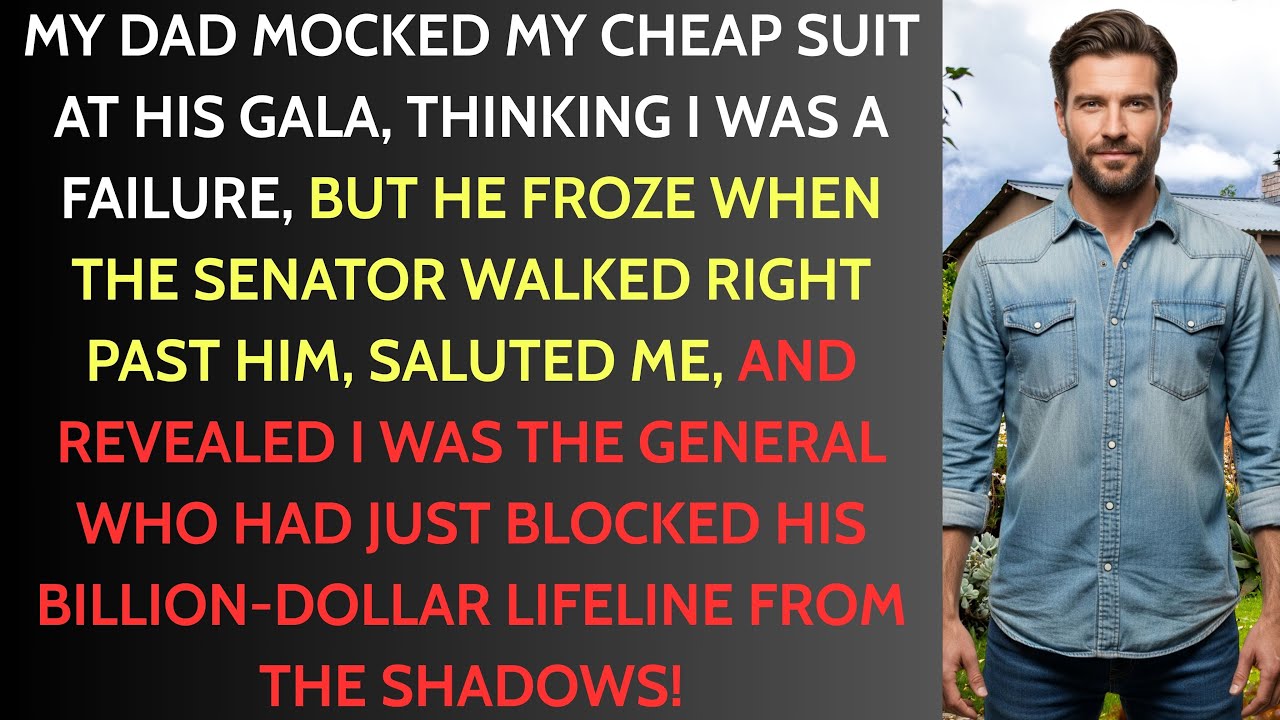 My Dad Humiliated Me at His Retirement Dinner—Then His Boss Stared at Me and Said, “You’re the ...”