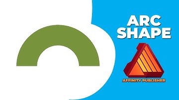 How to add arc shape in Affinity publisher