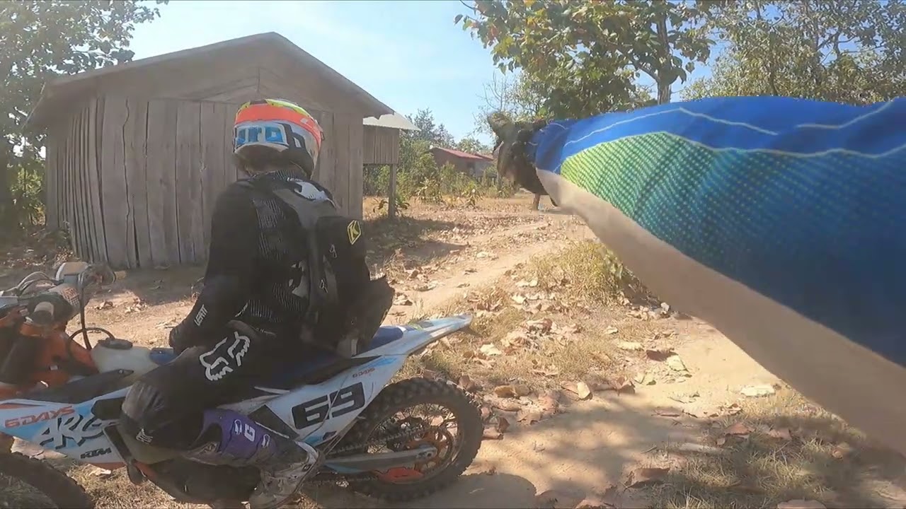 Weekly with my bike​​ Go to Yak Nang Temple at Ratanakiri province