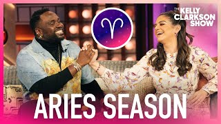 Aries Season! Brian Tyree Henry & Mayan Lopez Debate March vs. April On Kelly Clarkson Show