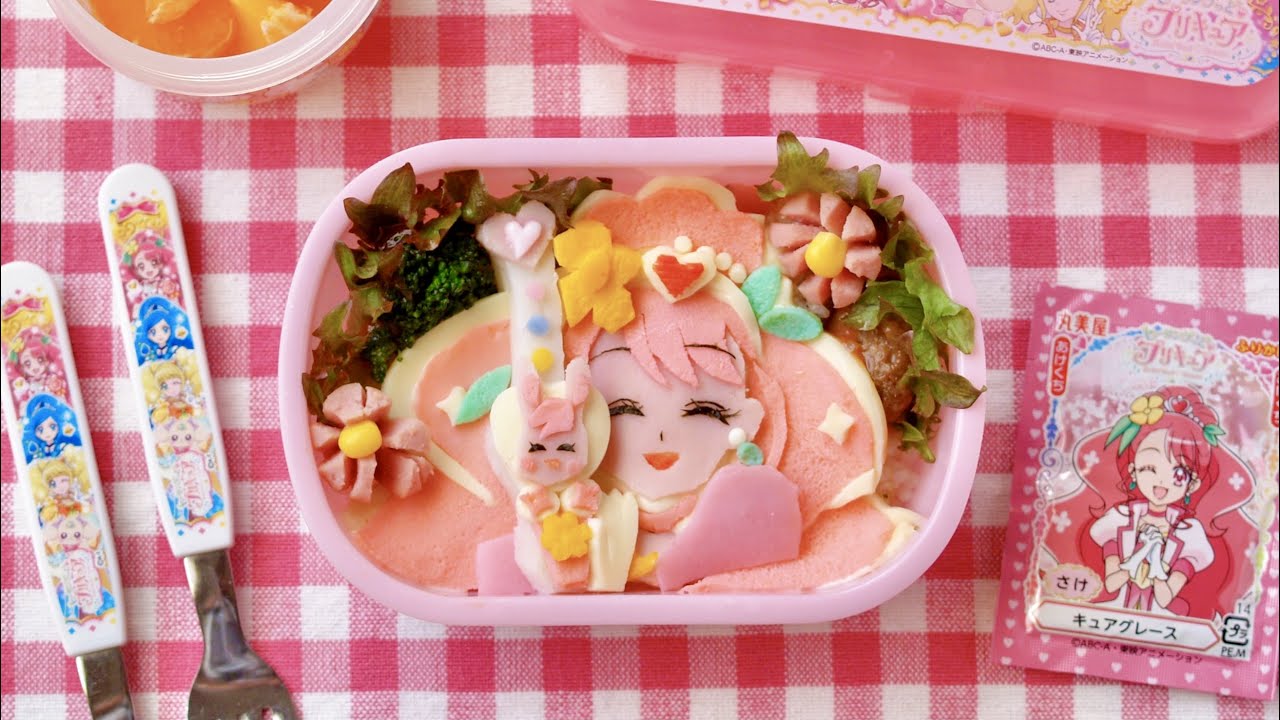 How to Make Hello Kitty Bento Lunch Box (Kyaraben Recipe), OCHIKERON