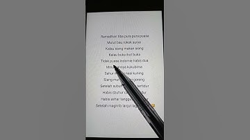 Thumbnail of Lirik Lagu Ramadhan Tiba Versi Parodi Ukulele😅😅