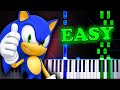 Green Hill Zone From Sonic The Hedgehog EASY Piano Tutorial