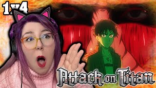 ITS BACK AGAIN?!? - ATTACK ON TITAN | REACTION 1X4 | ZAMBER REACTS