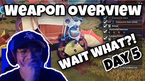 DAUNTLESS Gameplay | Weapon Overview | Day 5