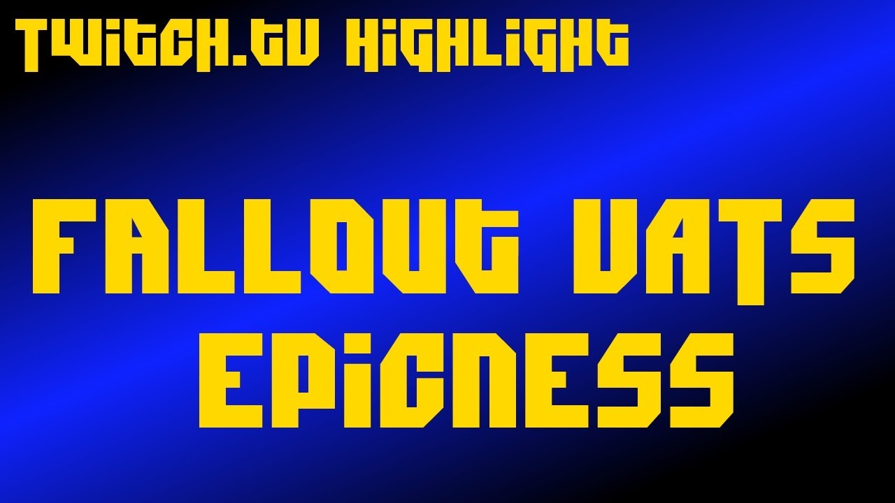 Fallout 3 - Best VATS kill ever.