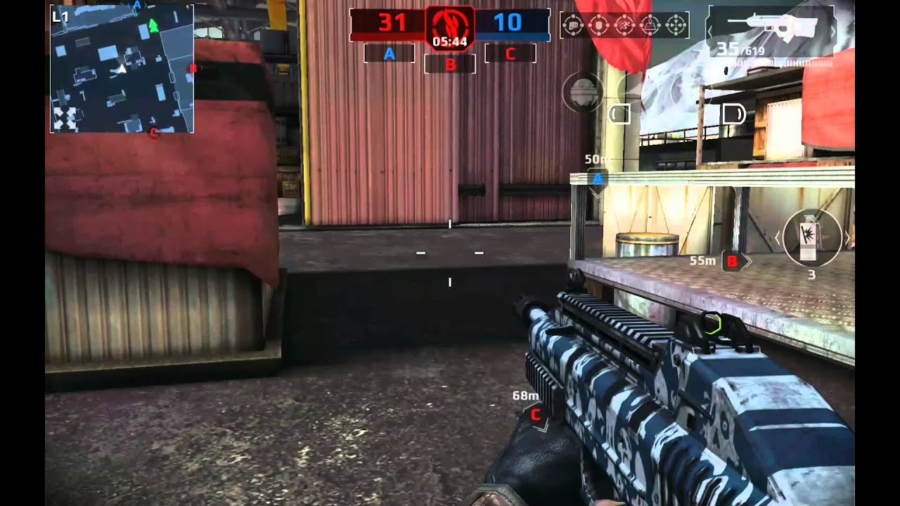 Modern Combat 5 Perfect Grenade Kill #1 Nvidia Shield Tablet