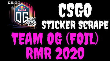 CSGO - Sticker | OG (Foil) | 2020 RMR - Scrape - Counter Strike (EASTER EGG)
