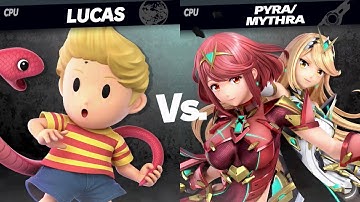 Super Smash Bros. Ultimate - Lucas vs Pyra/Mythra