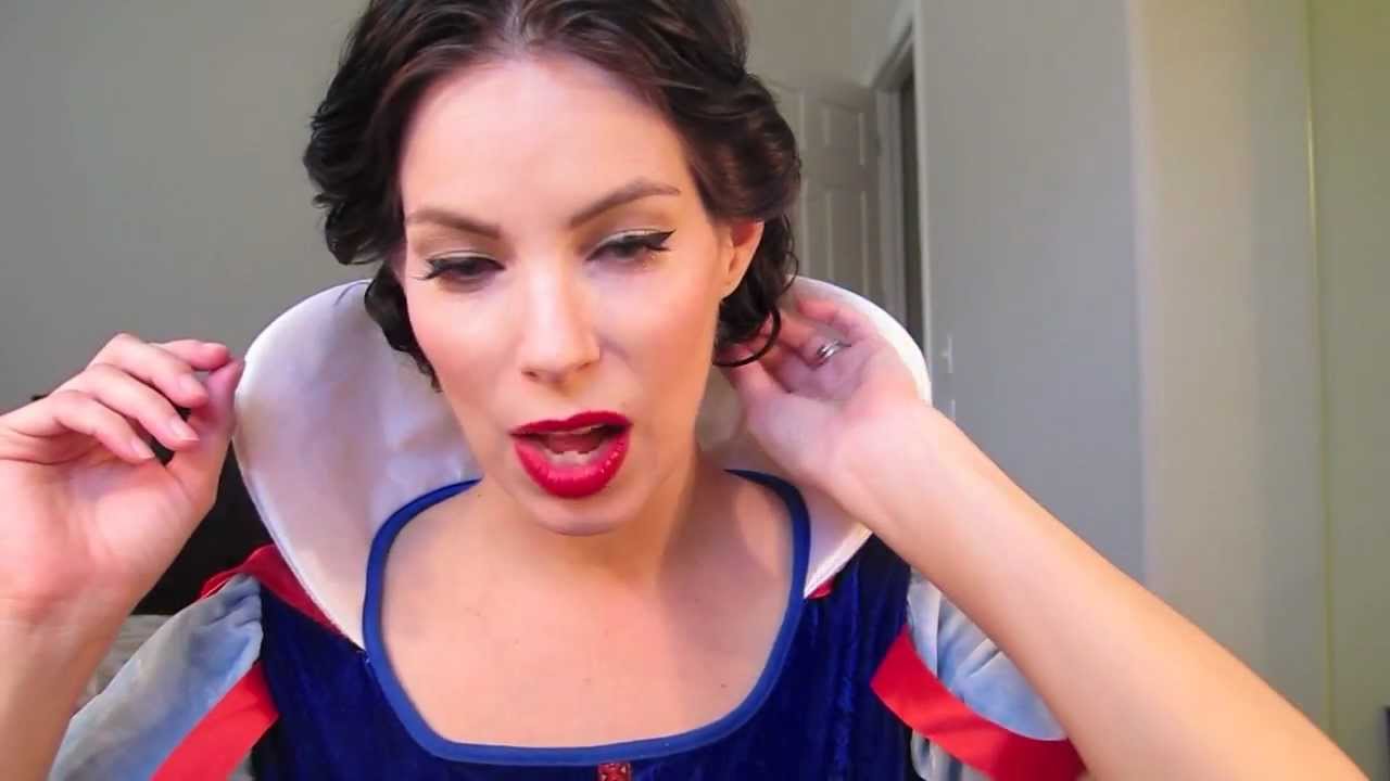 Snow White Halloween Hair And Makeup Tutorial YouTube