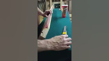 Cutting pool rubber pocket openings