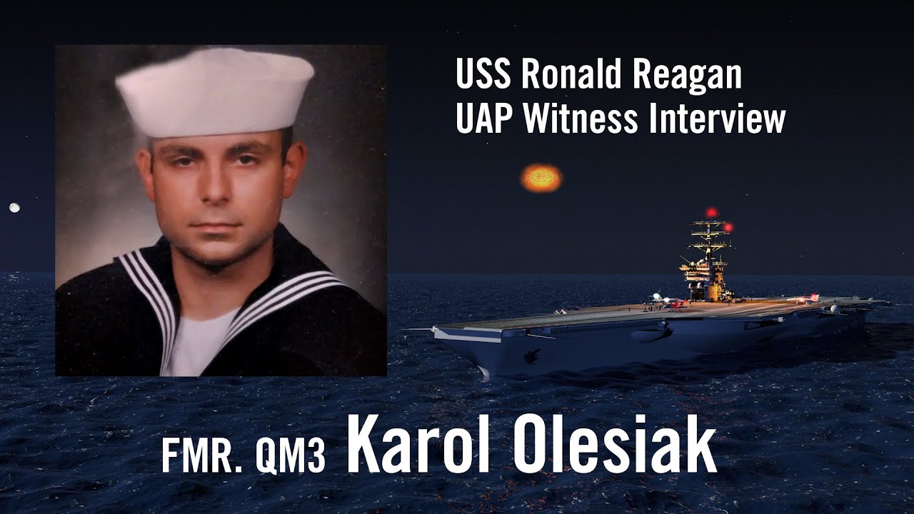 maxresdefault Karol Olesiak racconta l'evento UAP della portaerei USS Ronald Reagan