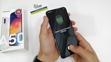 Samsung Galaxy A50 In-display Fingerprint How to Add