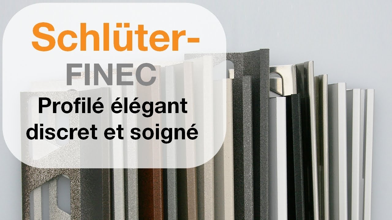 Profilé Design pour Carrelage Schlüter-FINEC