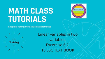 Linear Equation in two variables||Exercise  6.2 || Nageswar Math || Mathematics || In Telegu version