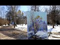 Пленэр в Дмитрове. Весенний этюд #24 Plein air in Dmitrov. Spring Study