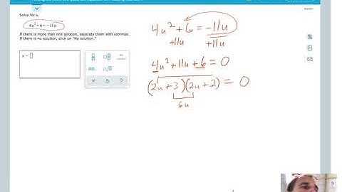 Finding the roots of a quadratic equation with leading coefficient greater than 1