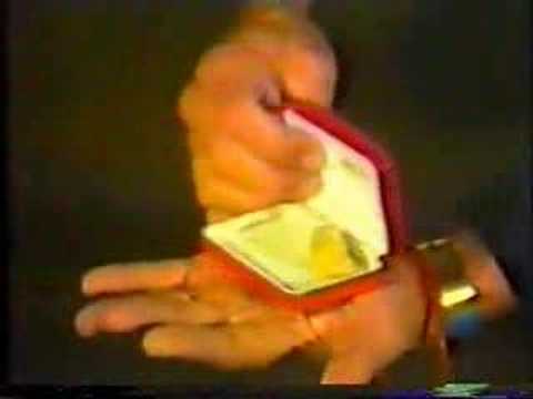 Fred Kaps performing the floating cork