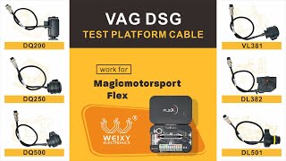VAG DQ200 DQ250 DQ500 VL381 DL382 DL501 DSG test platform cable kit for magicmotorsport flex