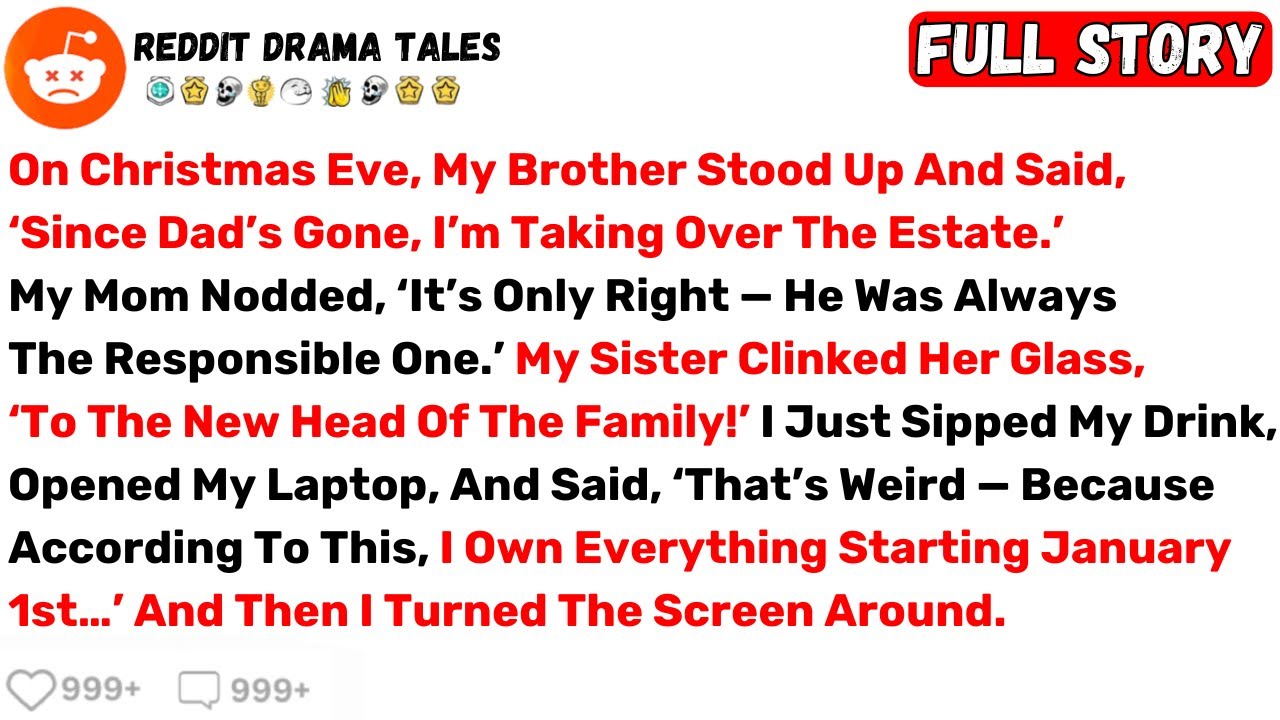 On Christmas Eve, My Brother Stood Up And Said, ‘Since Dad’s Gone, I’m... - Best Reddit Stories