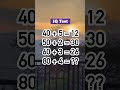 99% will Fails.. in this  Brain Teaser 😱 #math #mathtest #mathchallenge #brainteaser