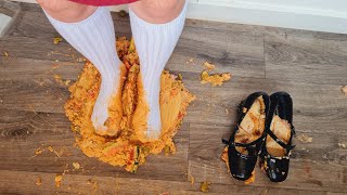 Picnic Annihilation With Mary Janes Food Crushing & Asmr