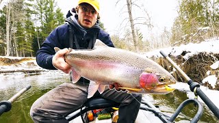 48H SOLO FLOAT!! Winter Steelhead Camp (-10C) by Chiefz 16,721 views 2 years ago 24 minutes
