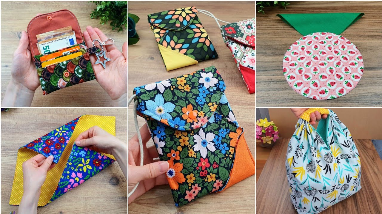 ハンドメイド ハンカチ スマホポーチ おうちにあるハンカチを使った スマホポーチ作り方 リメイク