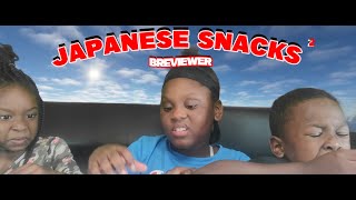 BREVIEWER- First Time TRYING OUT JAPANESE SNACKS 2