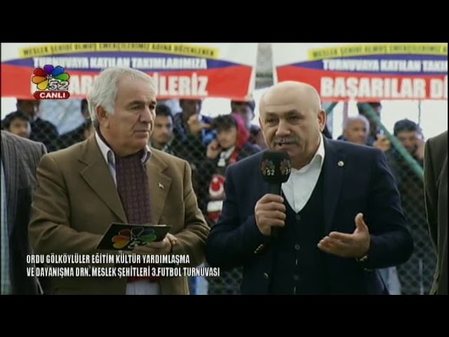 03/02/2019 ORDU GÖLKÖYLÜLER EĞİTİM KÜLTÜR VE YRD. VE DYN. DRN. MESLEK ŞEHİTLERİ 3.FUTBOL TURNUVASI
