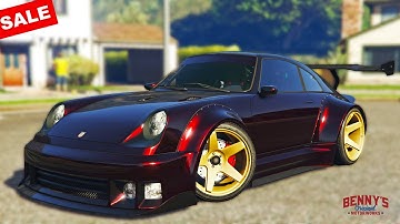 Comet Retro Custom Review & How to Customize | GTA V Online | SALE | Rauh-Welt Porsche 911 | Benny