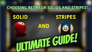 CONFUSED HOW TO CHOOSE BETWEEN SOLID AND STRIPES IN 8 BALL POOL? WELL, HERE IS THE TRICK!🎱