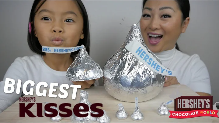 GIANT HERSHEY KISSES Milk Chocolate Candy  Mukbang...