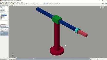 Simulatie van RPR 3-DOF-robot met behulp van Multibody Matlab volgens Denavit - Hartenberg - Deel 2