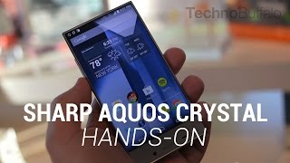 Sharp Aquos Crystal Hands-On - Say Goodbye to Screen Bezels!