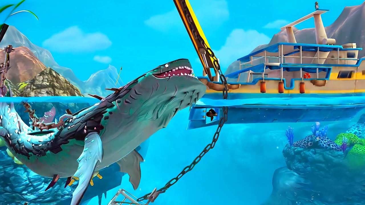 🔓UNDERSHARKER UNLOCKED! | Hungry Shark Gameplay