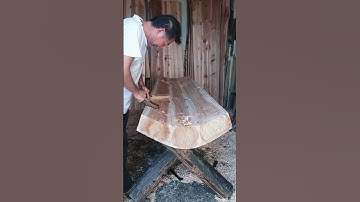 Chisel wood until curved #shorts