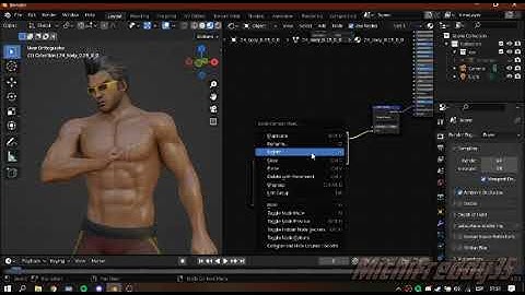 Blender Tutorial - How to invert green channel of normal maps from XPS models