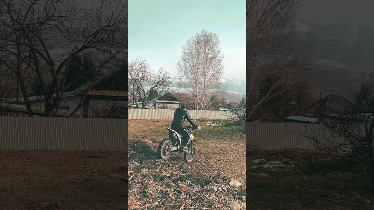 The first hour of riding a pit bike | Первый час езды на питбайке 