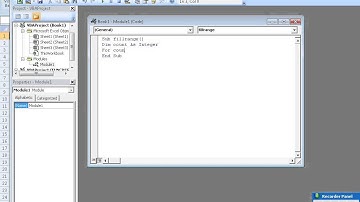 Excel VBA example 19: The For-Next loop