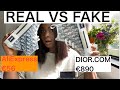 DIOR OBLIQUE SNEAKER | real vs fake | AliExpress