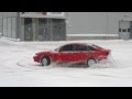 Mazda 626  4wd winter drift