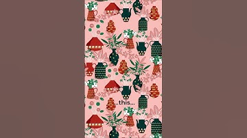 Affinity Designer vector art|Surface pattern design|#shorts#affinitydesigner #affinity#beforeafter