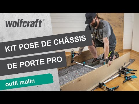 Comment poser une porte facilement ? Kit de pose de châssis PRO | wolfcraft