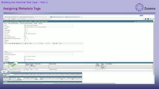 Building the Nominal Test Case with Zuzena - Part 2: Creating Test Cases & Assigning Metadata Tags
