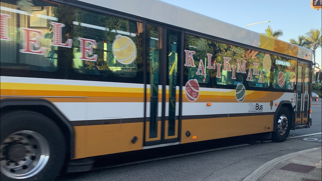 Honolulu TheBus #714 [XMAS BUS 🎄 2019 Gillig Low Floor] Route 23-Kahala ...