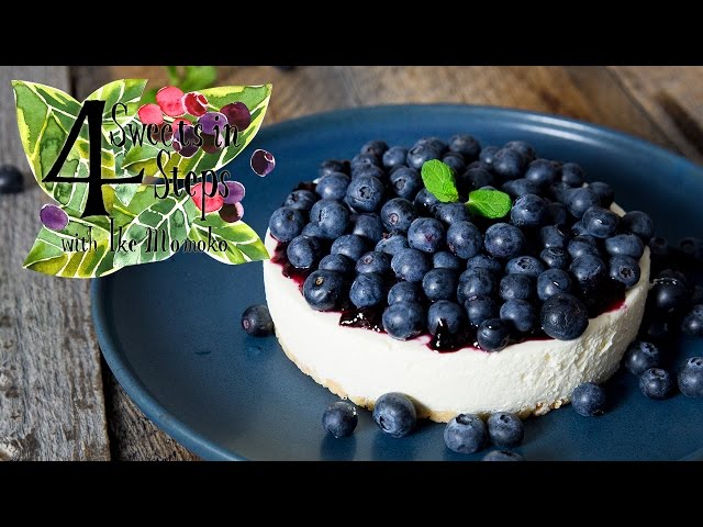 ロデオさん専用　ブルベリーチーズケーキ9kg Easy Blueberry Cheesecake using a Food Processor! / Dessert Recipe
