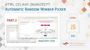 [Part2] Automatic Random Winner Picker | JavaScript Code